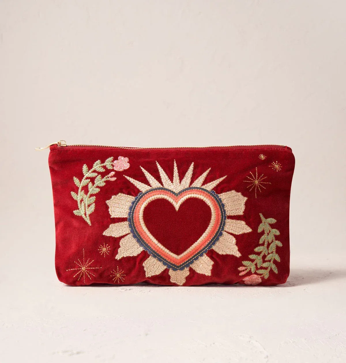 Enchanted Heart Velvet Everyday Pouch