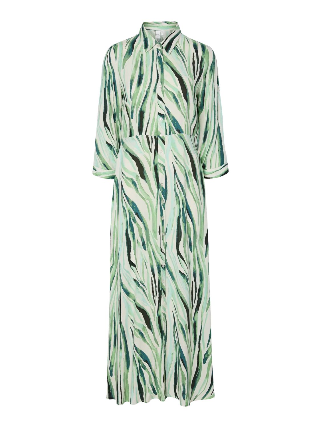 YASSAVANNA LONG SHIRT DRESS S. NOOS, Colour: Pristine Zelly, Size: XS