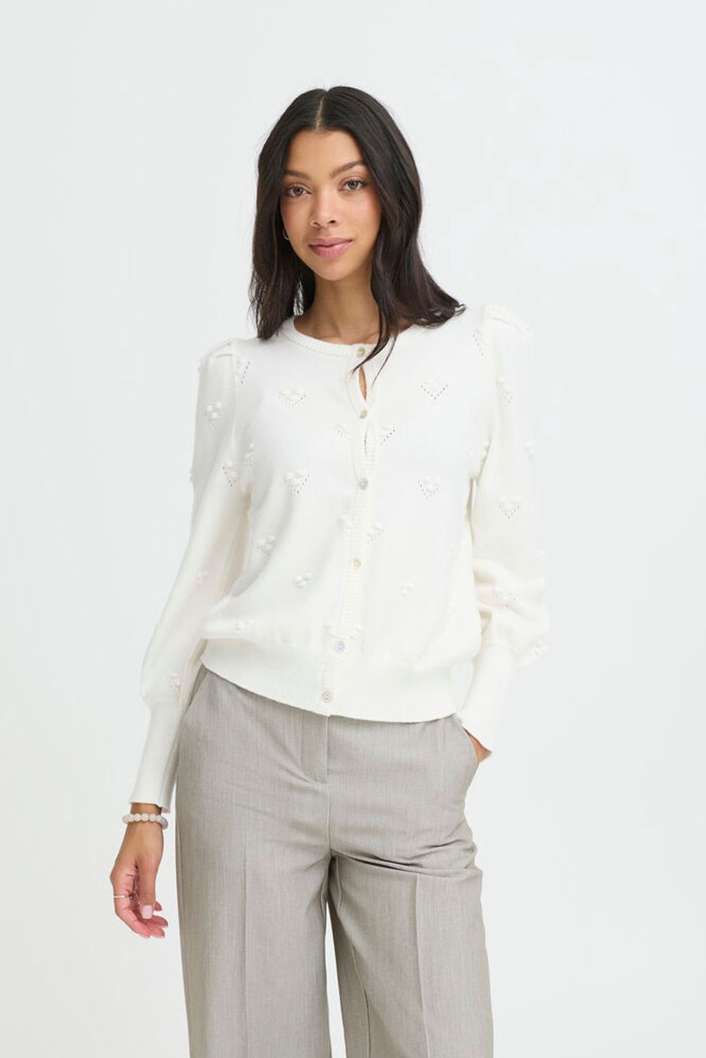 BYMANINA STRUCTURE CARDIGAN