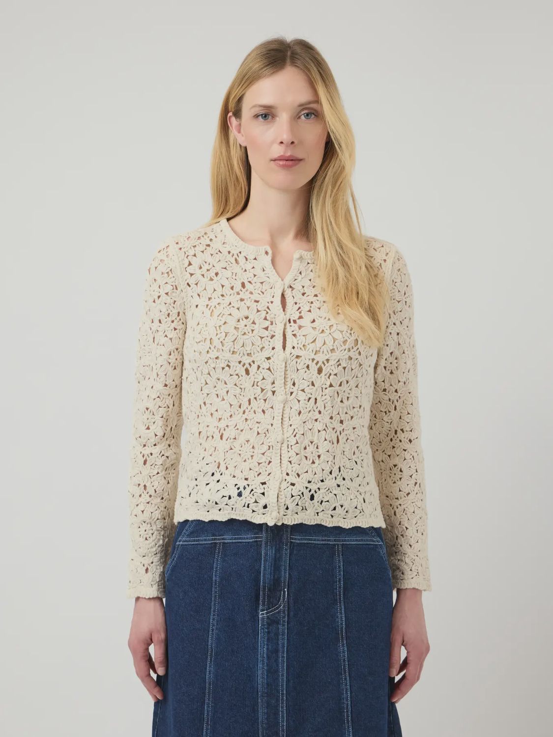 YASANNALINA LS CROCHET CARDIGAN