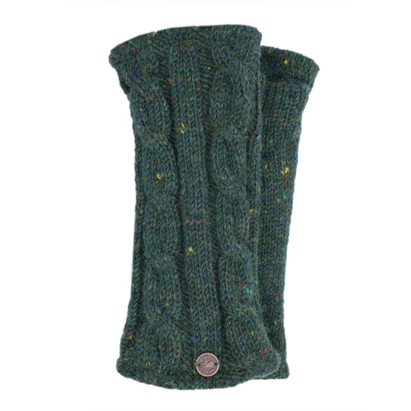 Pure Wool Cable Wristwarmers