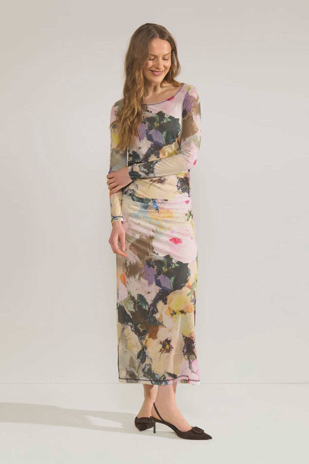 NUALMIA MESH DRESS
