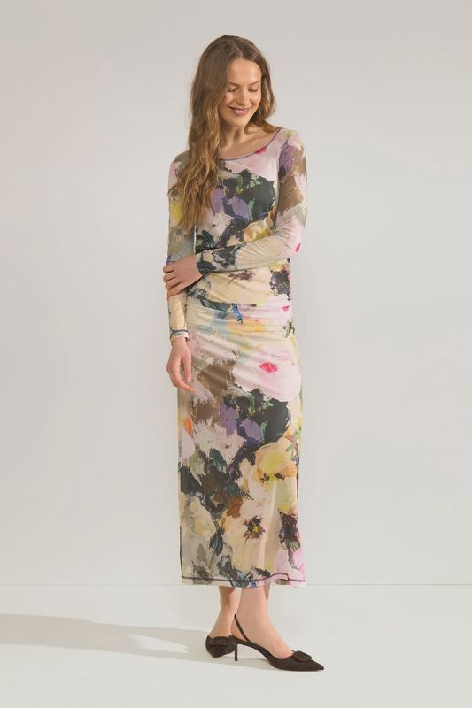NUALMIA MESH DRESS
