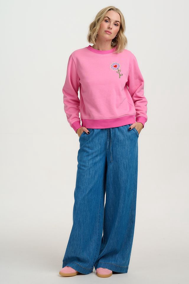 Mindy Blouson Sleeve Sweatshirt