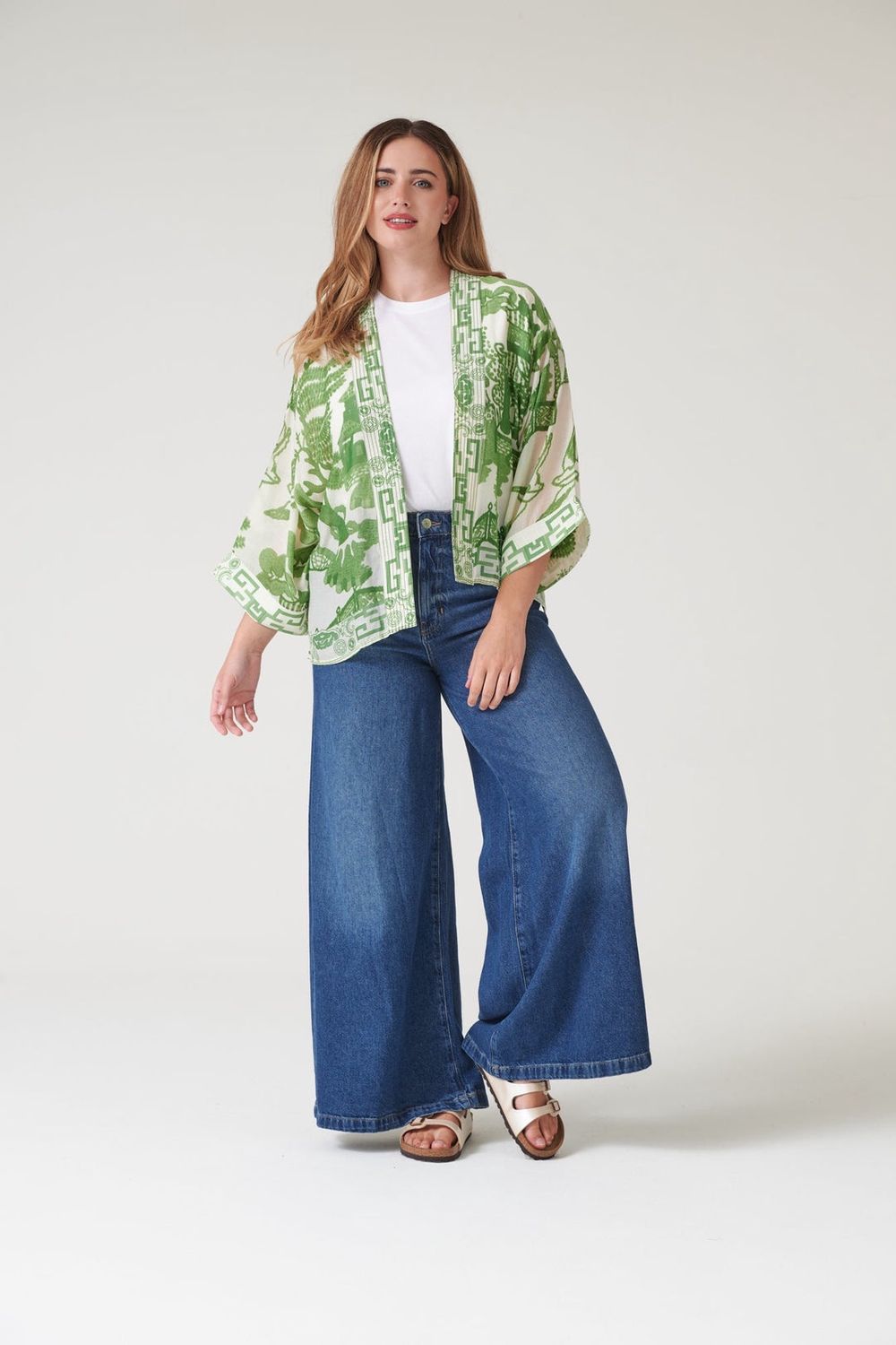 Giant Willow Green Kimono