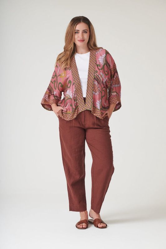 Giant Kantha Dusk Kimono