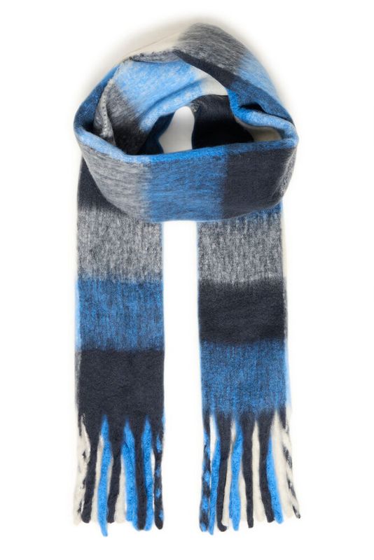 BYWATTI SCARF 2 Blue Check
