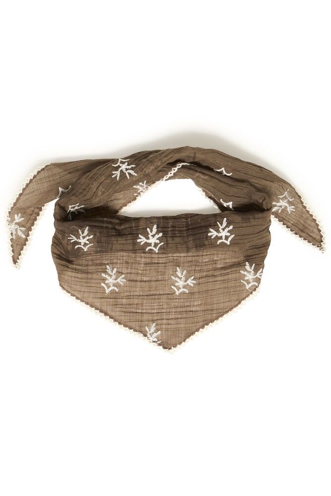 BYWIKOLIA EMB TRIANGLE SCARF