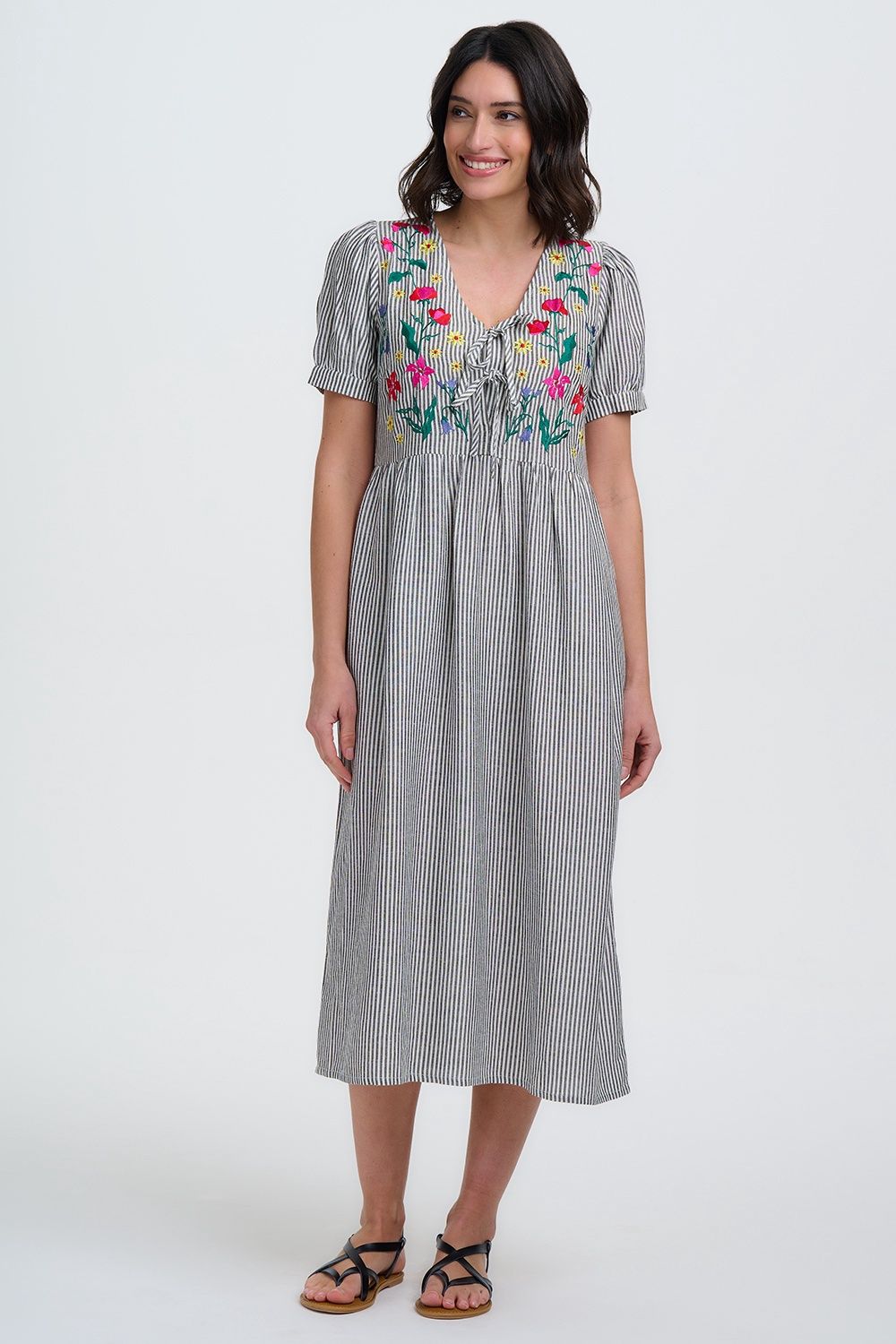 RUBY MIDI SMOCK DRESS