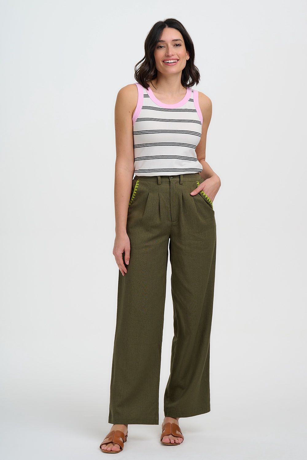 LOIS WIDE LEG TROUSERS