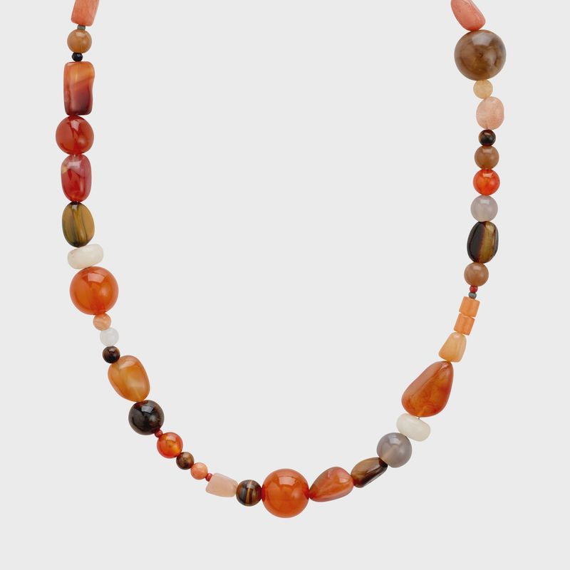 IRIS necklace gold-plated/multi