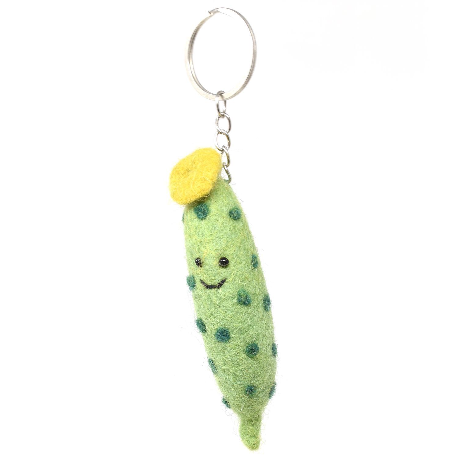 Gherkin - Felt Keyring