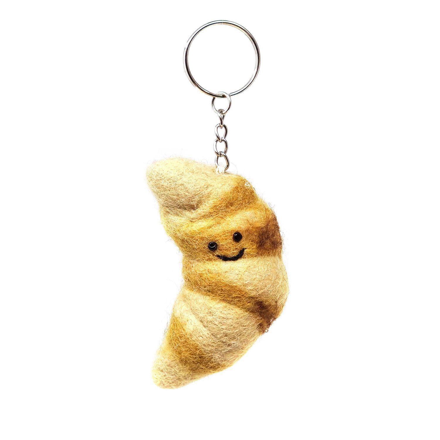 CROISSANT - Wool Felt Keyring