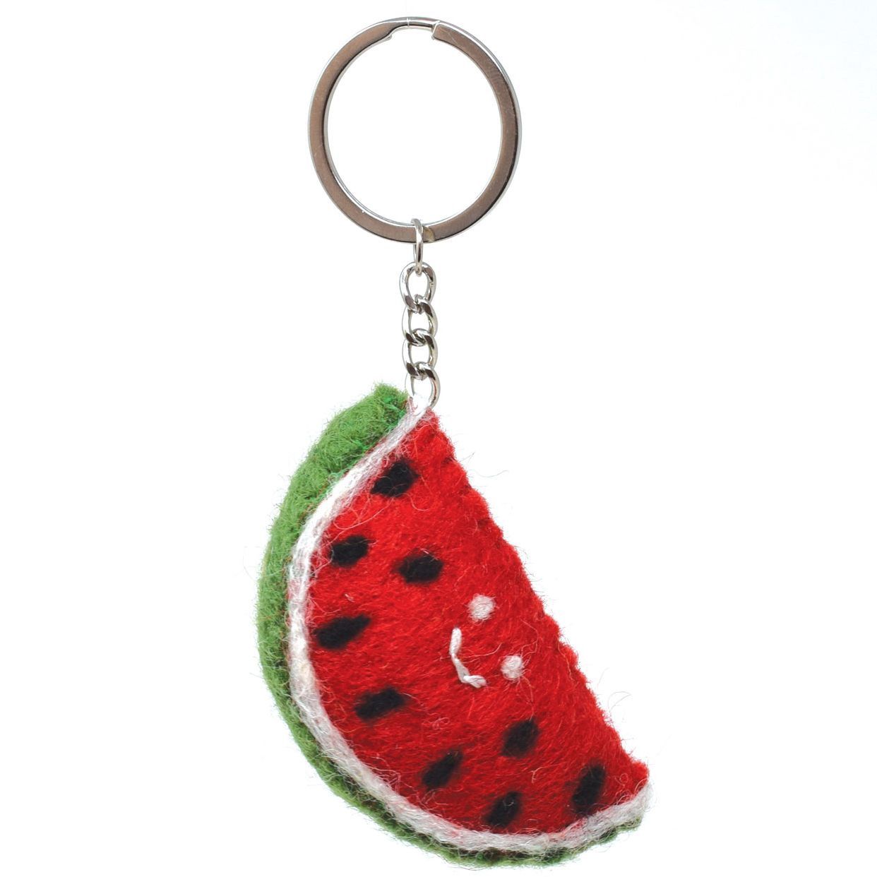 Watermelon  - Wool Felt Keyring