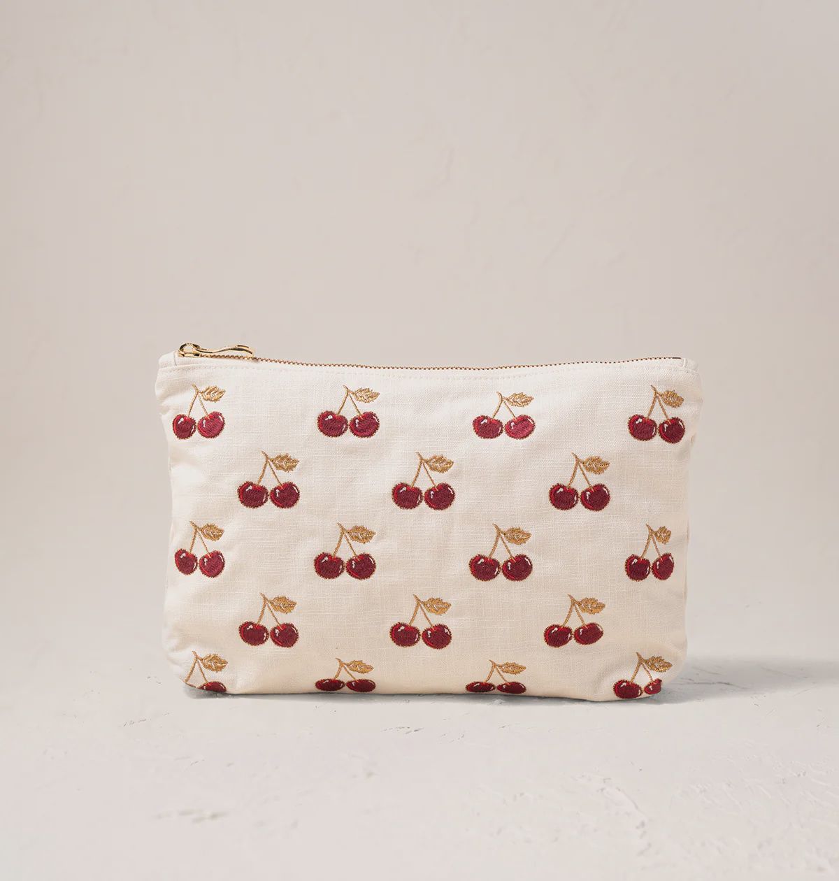 Cherries Canvas Everyday Pouch