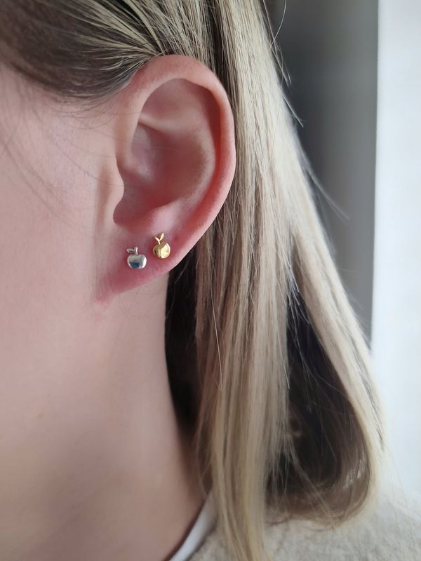 Petite Apple Stud Earrings