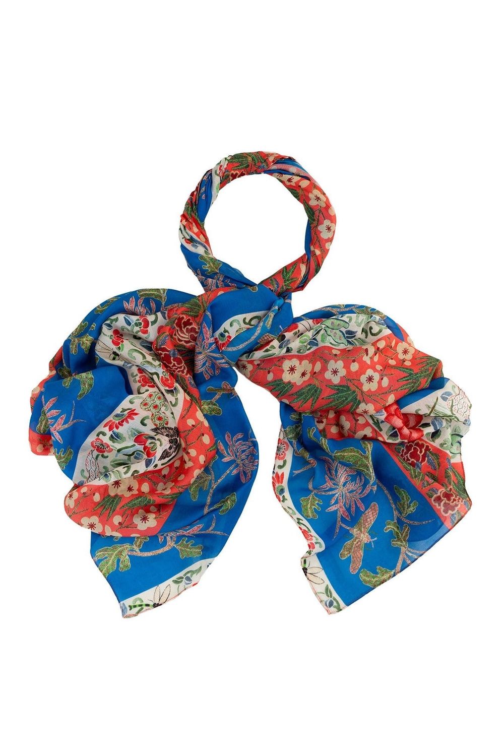 Ribbons Colbalt Scarf