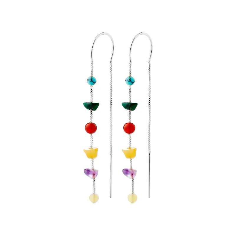 HERE hoop earrings silver-plated