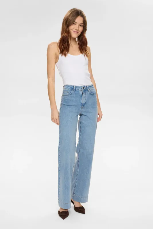 NUPARIS HR WIDE JEANS - P3019