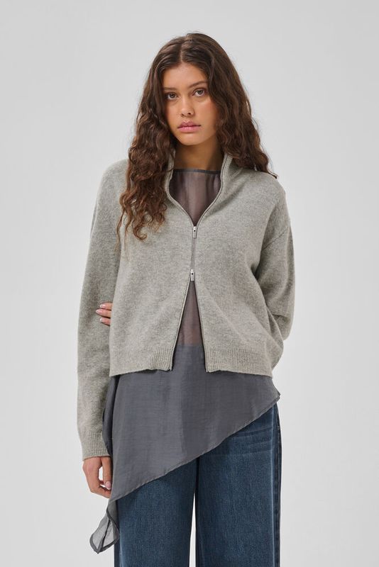 MWTracy Knit ZipCardigan