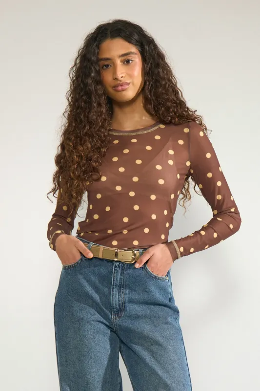 NUSINE MESH BLOUSE