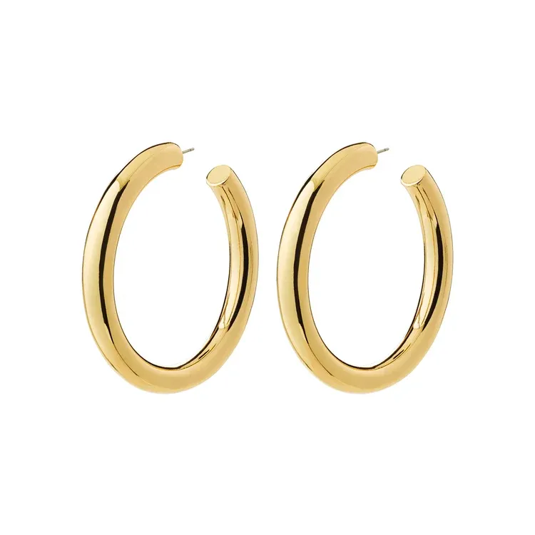 TOVIN hoop earrings gold-plated