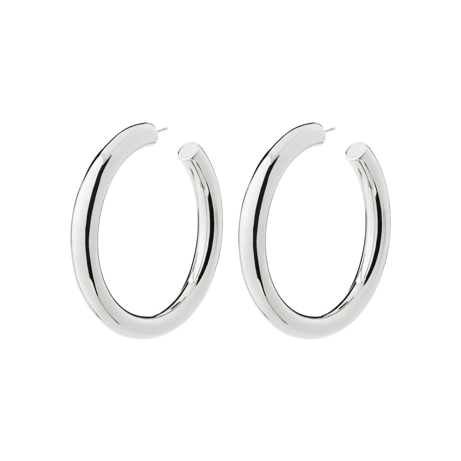 TOVIN hoop earrings silver-plated