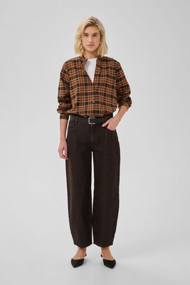 Jeans Barrel MWLance 188 - Dark Brown Wash - Brown