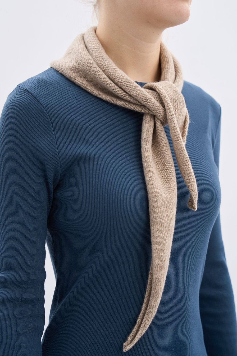 Merino Wool Triangle Scarf