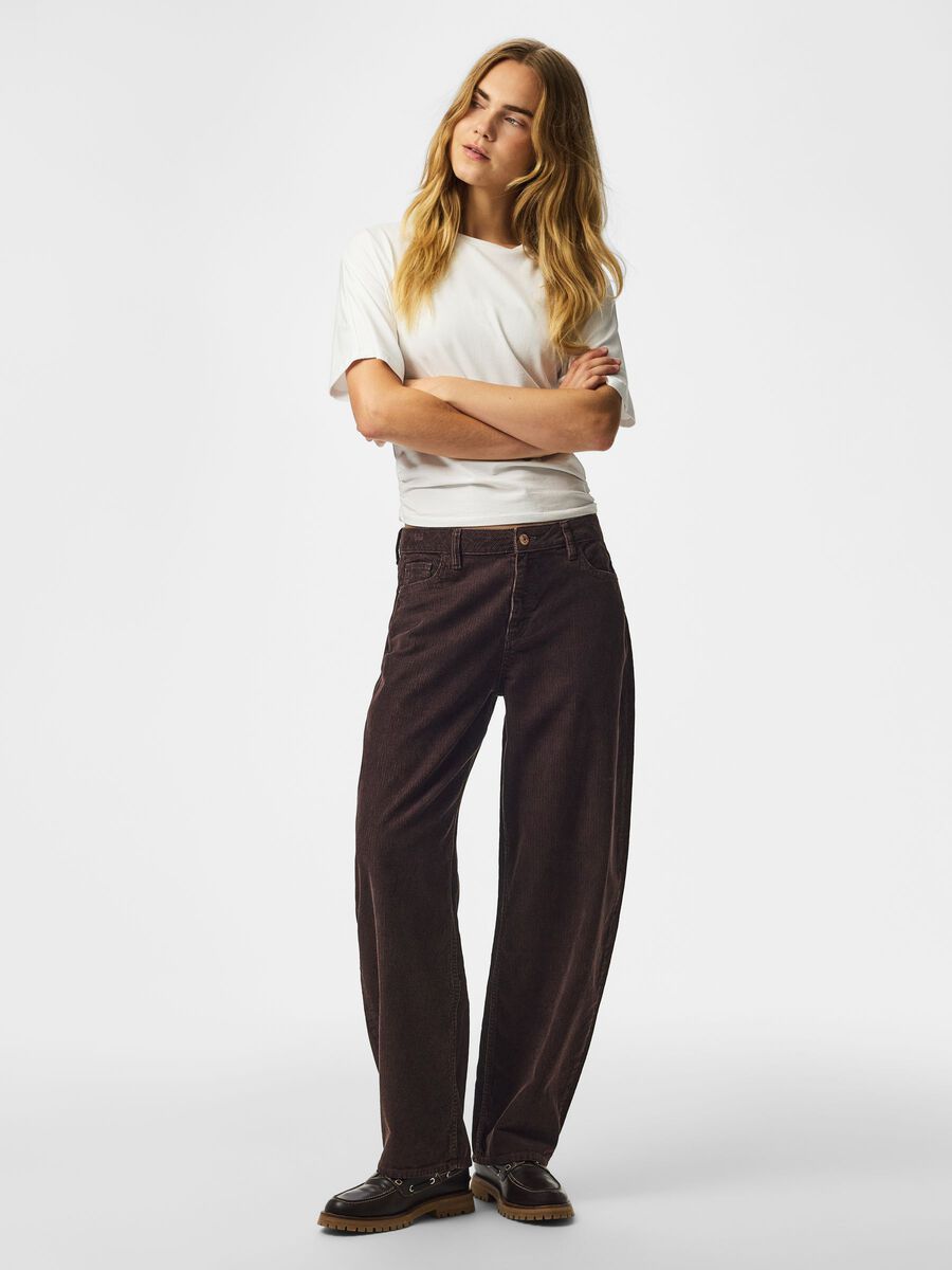 PCAIA MW BARREL CORDUROY TROUSERS