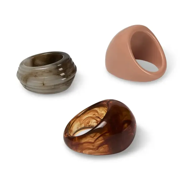 Whitby Ring Trio - Natural