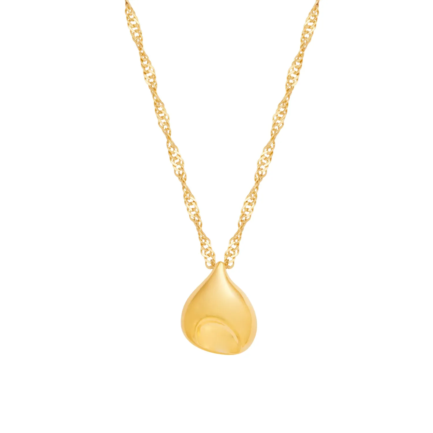 PETITE DIMPLE GOLD NECKLACE