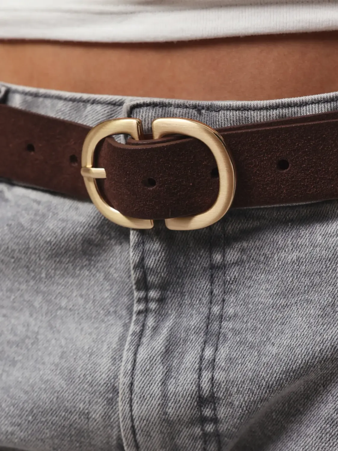 PCJUVA SUEDE JEANS BELT NOOS