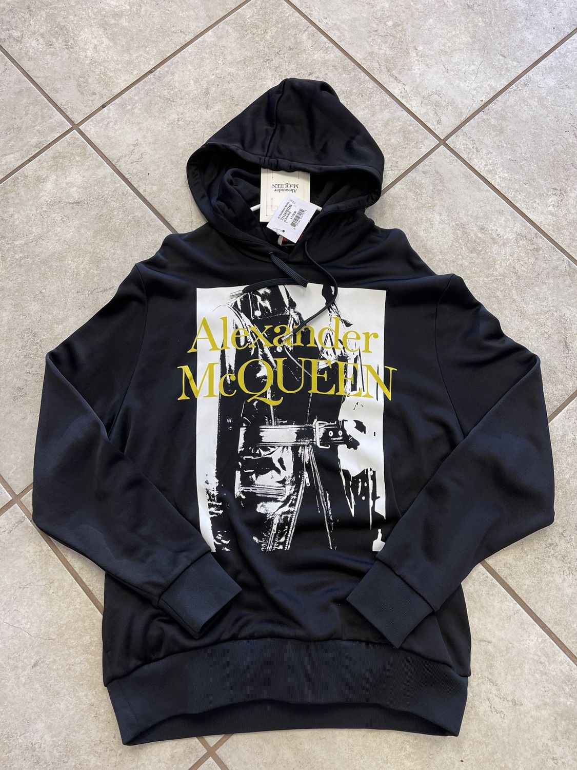 ALEXANDER McQUEEN HOODIE &quot;BLK&quot;  (L)  NEW