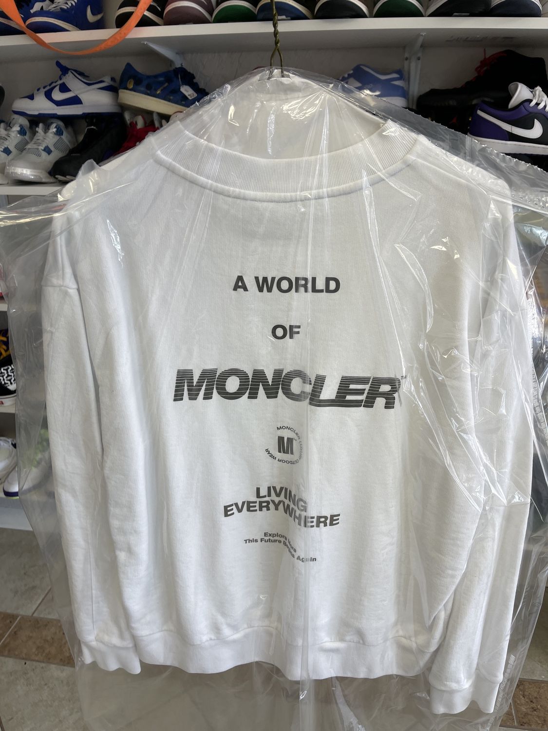 MONCLER SWEATER &quot;REFLECTIVE&quot;  (S)  NEW