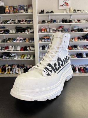 ALEXANDER MCQUEEN TRACK SLICK “WHT”  (SZ13)  USED/OG ALL