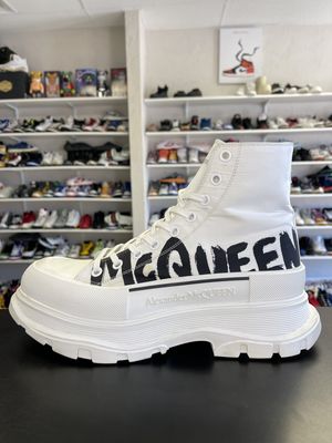 ALEXANDER MCQUEEN TRACK SLICK “WHT”  (SZ13)  USED/OG ALL