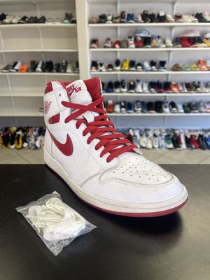 J1 “METALLIC RED”  (SZ11)  USED/OG ALL (MISSING BOX LID)