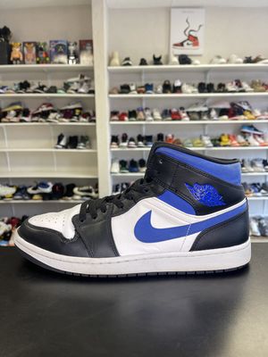 J1 mid “RACER BLUE”  (SZ12)  USED/OG BOX