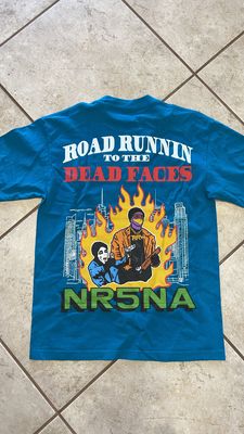 NETWORKMOBB x RRW TEE “BLUE”  (S)  NEW