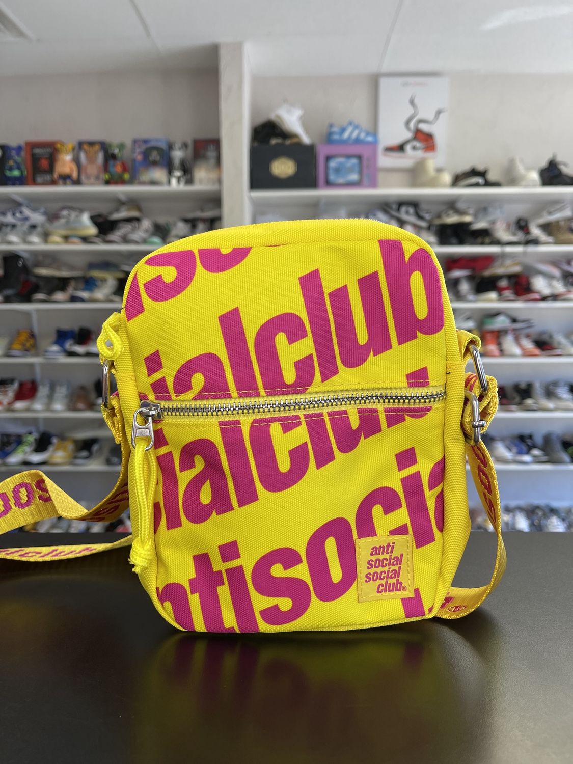 ASSC CROSSBODY BAG “YLW/PINK”  NEW