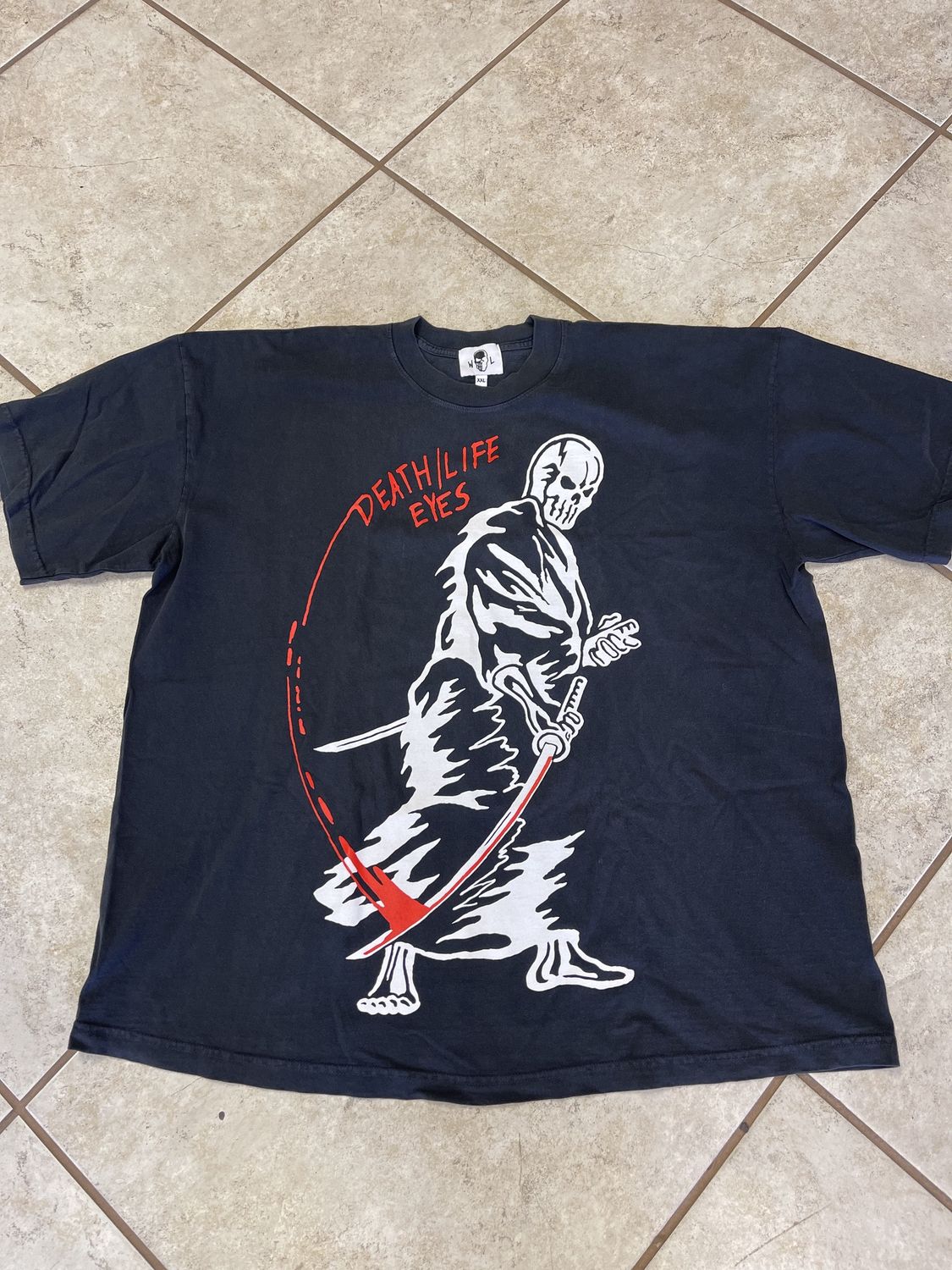 WARREN LOTUS TEE “DEATH/LIFE” (XXL) NEW