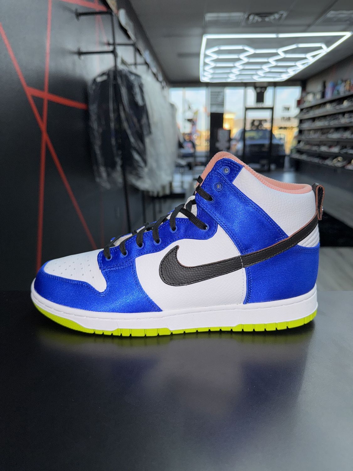 NIKE DUNK HIGH “BLUE SATIN”  (SZ 11.5w 10m)  NEW/OG ALL