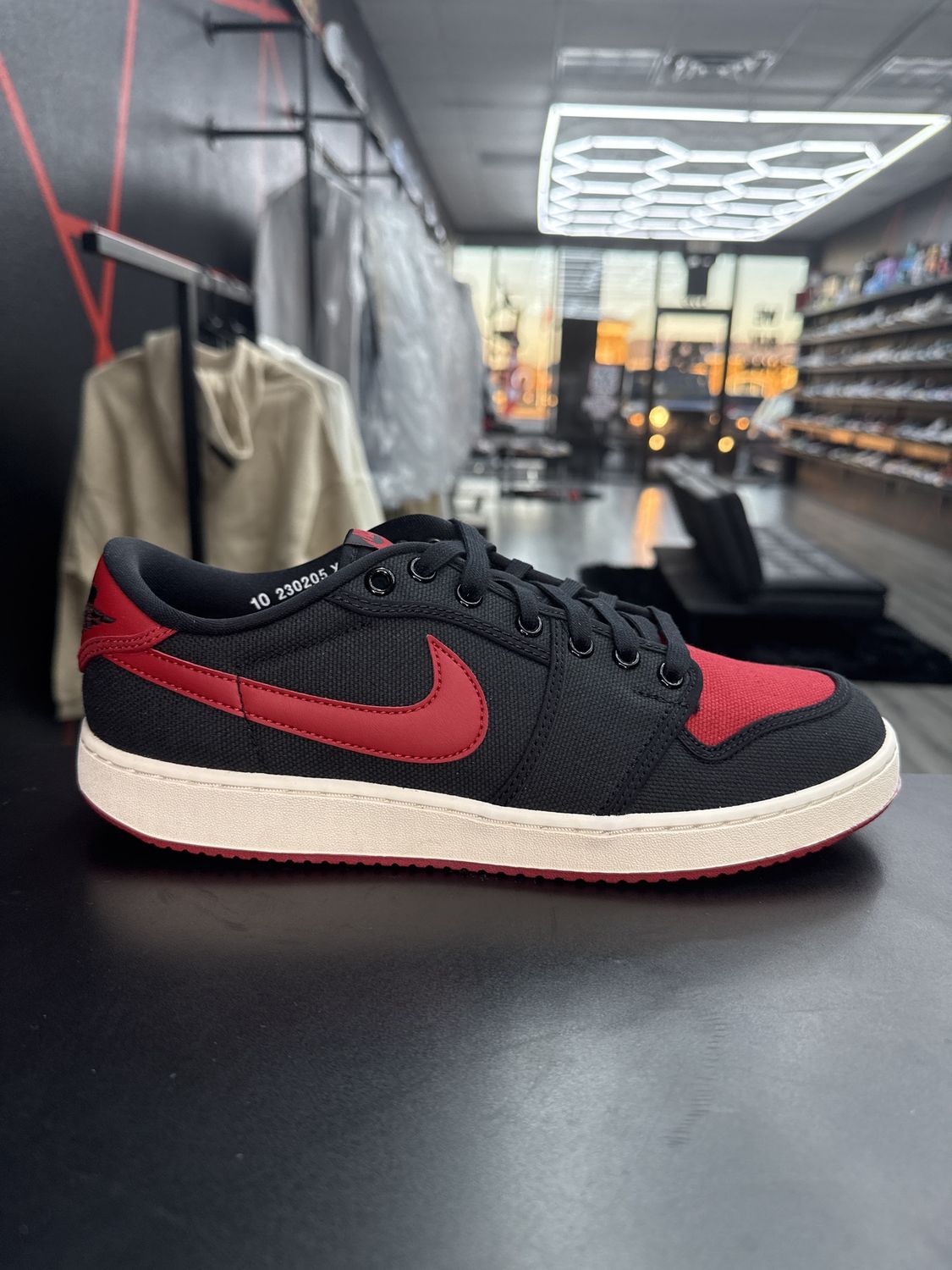 J1 LOW AJKO “BRED”  (SZ 10)  NEW/OG ALL
