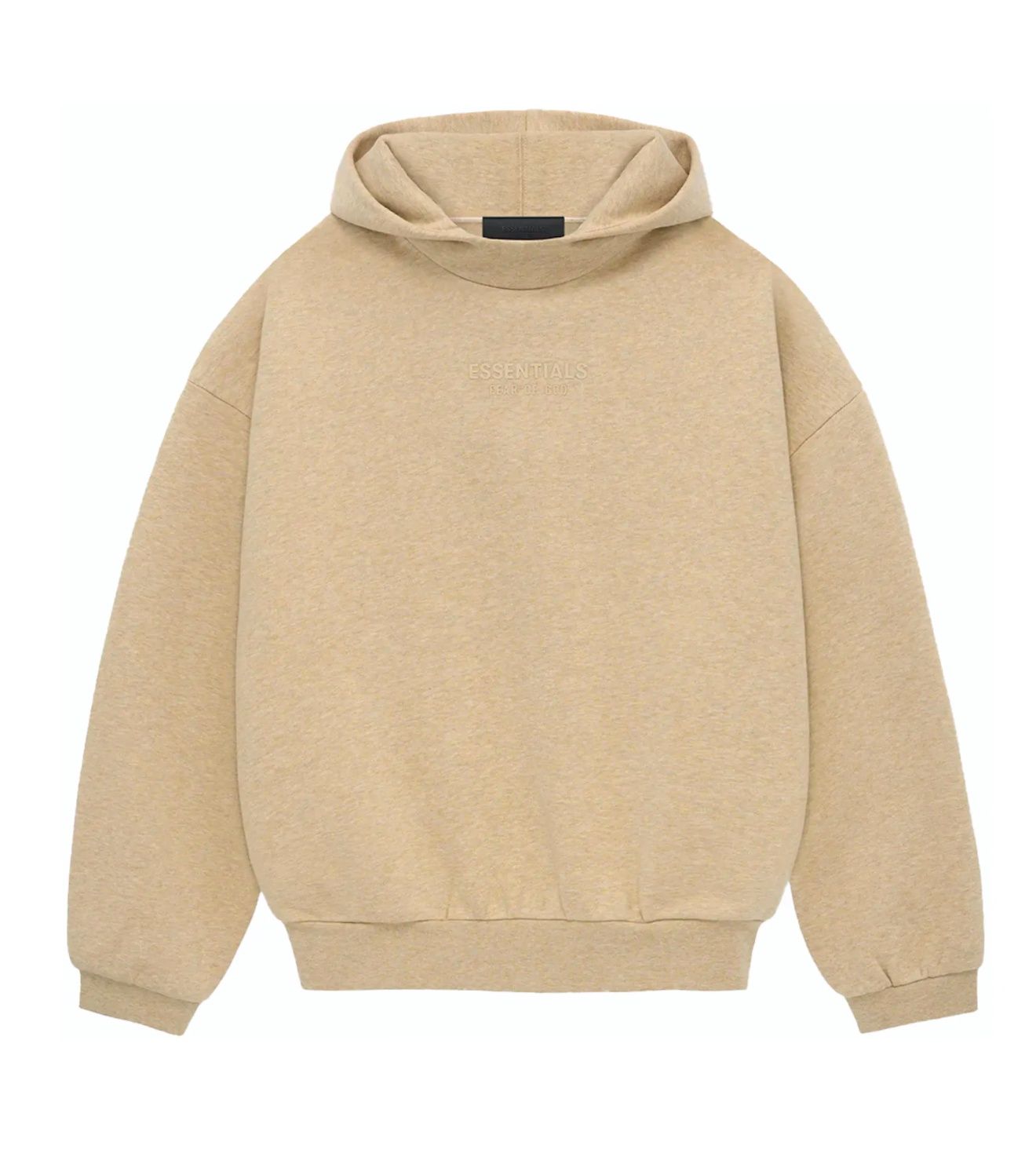 ESSENTIALS HOODIE “GOLD HEATHER”  (X-SMALL) NEW