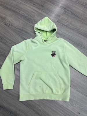 STUSSY HOODIE “GRN”  (LARGE)  USED