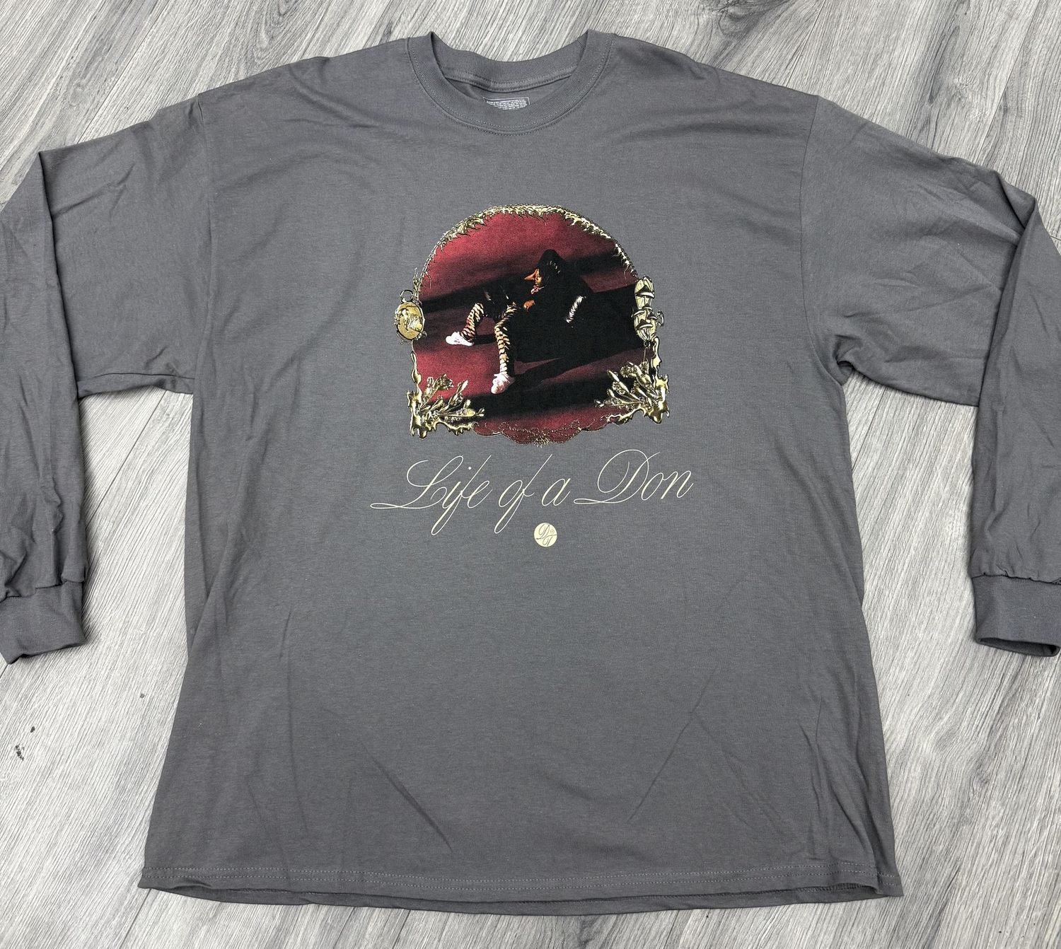 DON TOLIVER LONG SLEEVE TEE “LIFE OF A DON”  (2XL)  NEW