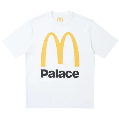 PALACE x MCDONALDS TEE “WHT”  (SMALL)  NEW