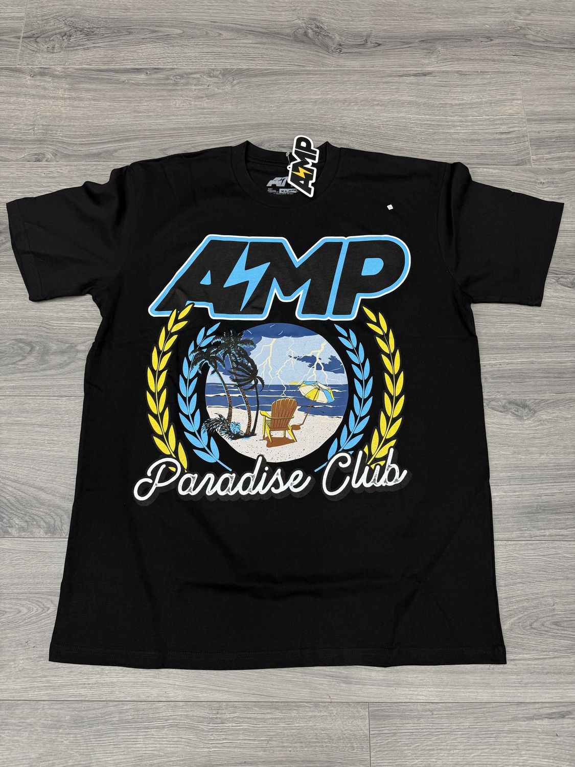 AMP TEE “PARADISE”  (X-LARGE)  NEW