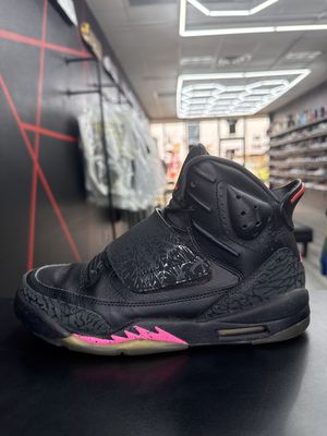 JORDAN “BLK/PINK”  (SZ 6.5Y) USED/OG BOX
